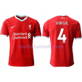 Maillot de Foot Liverpool Virgil van Dijk 4 Domicile 2020-21